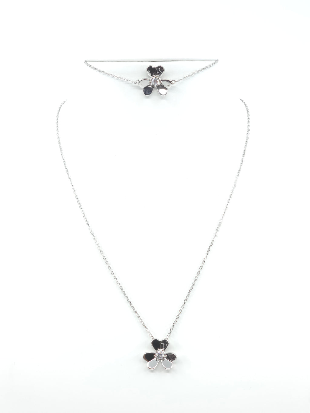 Flower set silver 925