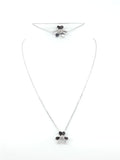Flower set silver 925
