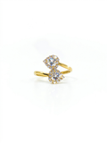 10kt Gold Doble Heart Ring