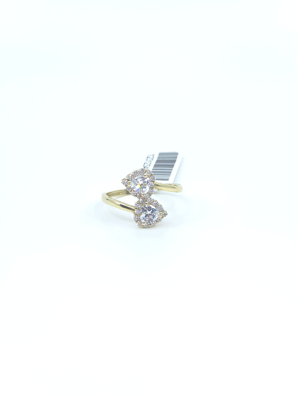 10kt Gold Doble Heart Ring